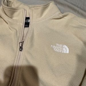 Cream North Face pullover